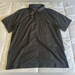 New Men’s Under Armour Grey Polo Sz XL Loose